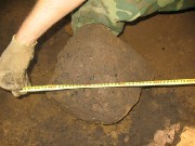Все попавшиеся крупные камни были измерены