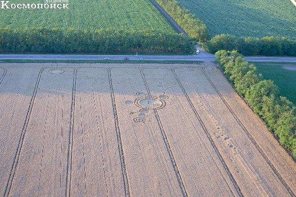 Вид пиктограмм с воздуха.